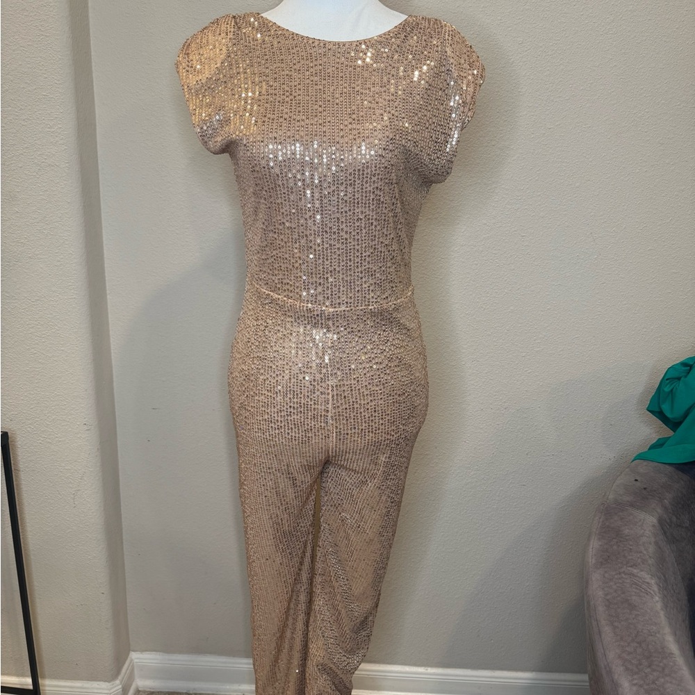 Shimmering Gold Jumpsuit